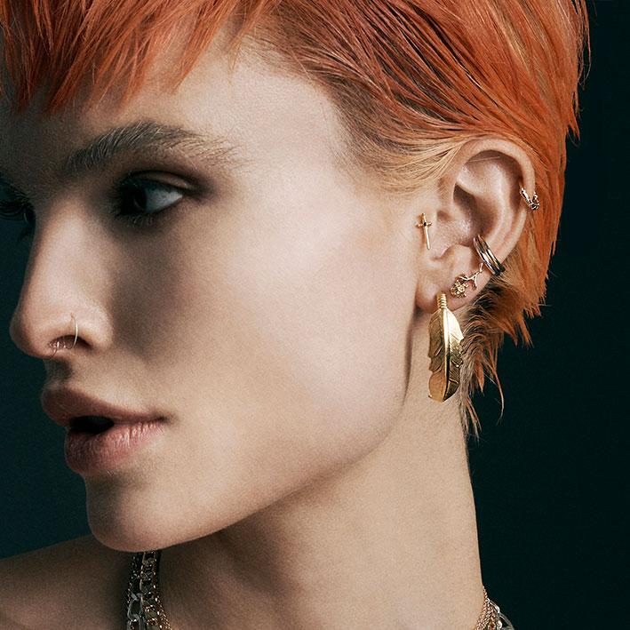 HALO. Conch Ear Cuff - Gold - Image 4