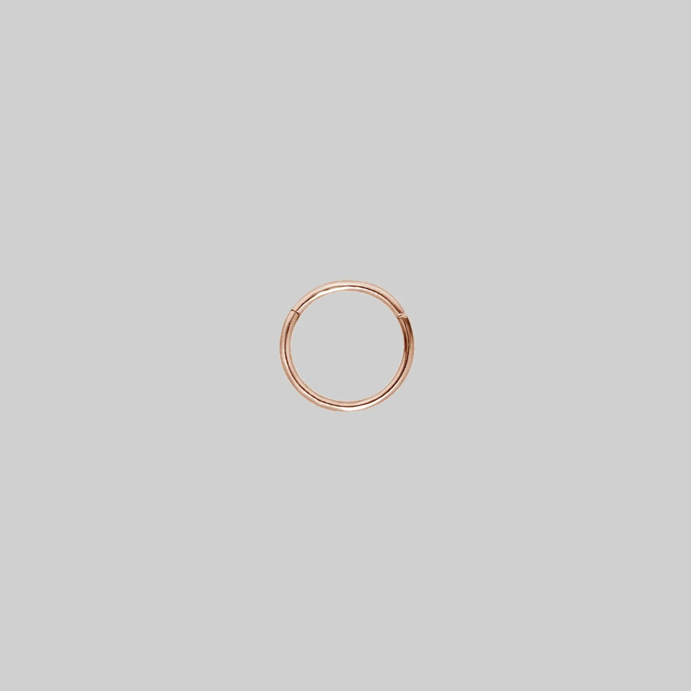 SASHA. Rose Gold Titanium Clicker Ring - Image 6