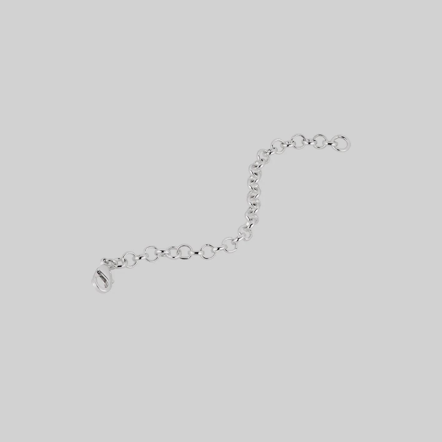 The Extender Chain - Sterling Silver Plated Brass