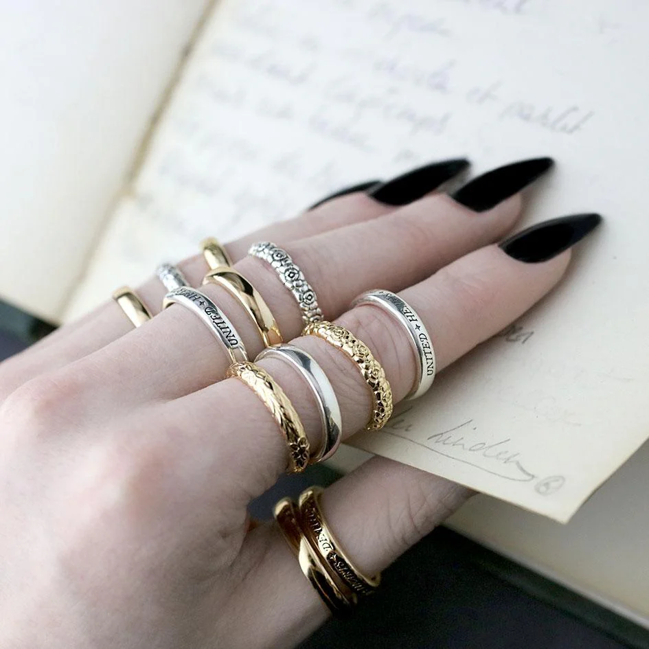 When This You See Remember Me Posie Ring - Silver - Image 4